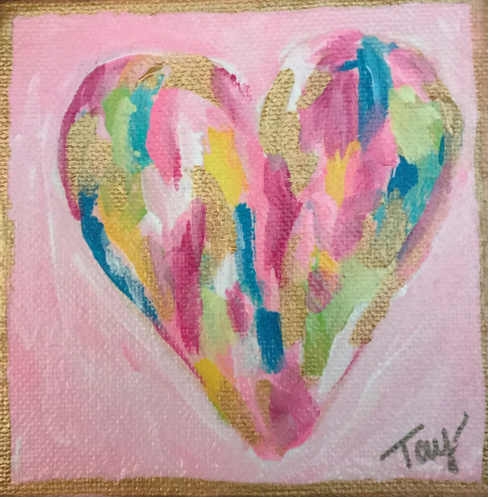 Hearts of Gold 11 painting Tay Morgan - Christenberry Collection