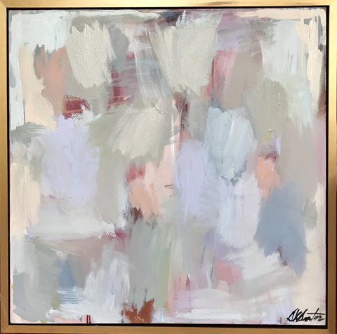 Blush, Flesh, and Absinthe painting Sue Sartor - Christenberry Collection