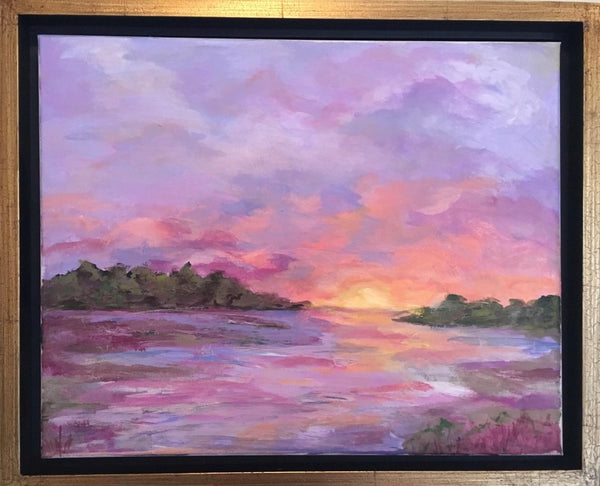 Sunrise painting Jenny Moss - Christenberry Collection