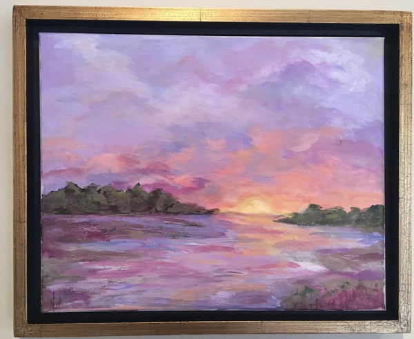 Sunrise painting Jenny Moss - Christenberry Collection