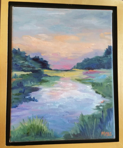 Carolina Coastal painting Jenny Moss - Christenberry Collection