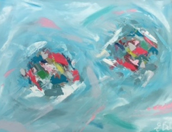 Entwined painting Emma Bell - Christenberry Collection
