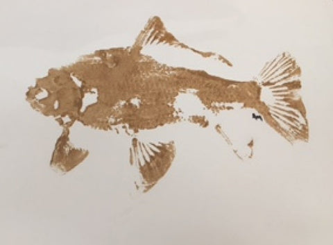 Fish 1 painting Amy Christenberry - Christenberry Collection