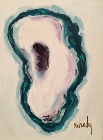 Half Shell III painting Mary Kathryn Kendig - Christenberry Collection