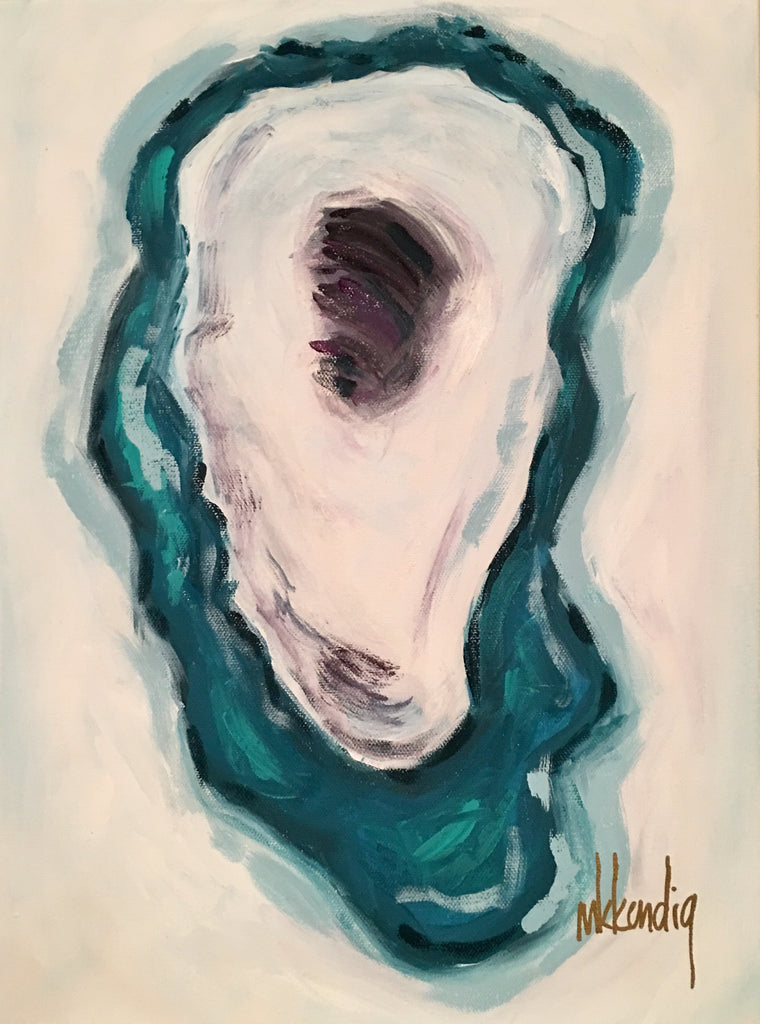 Half Shell II painting Mary Kathryn Kendig - Christenberry Collection