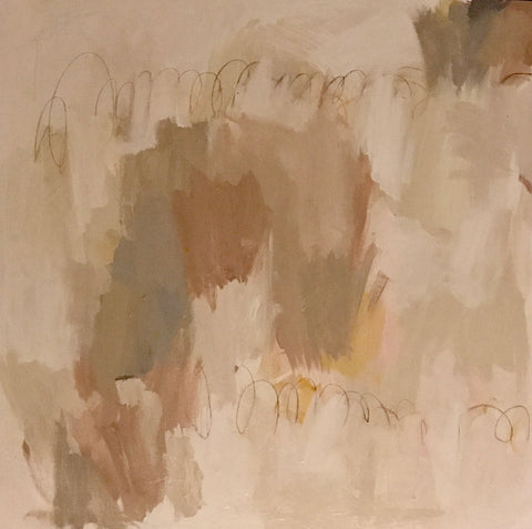 Blush and Putty V painting Sue Sartor - Christenberry Collection