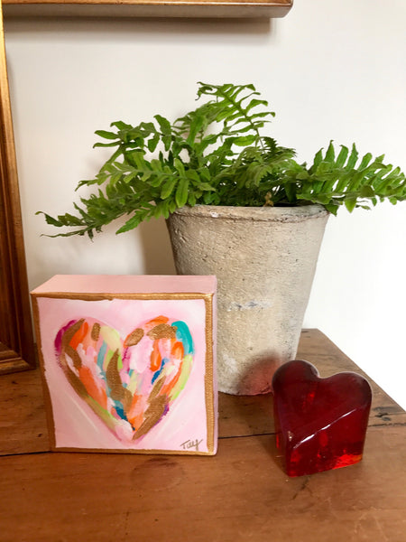Hearts of Gold 1 painting Tay Morgan - Christenberry Collection