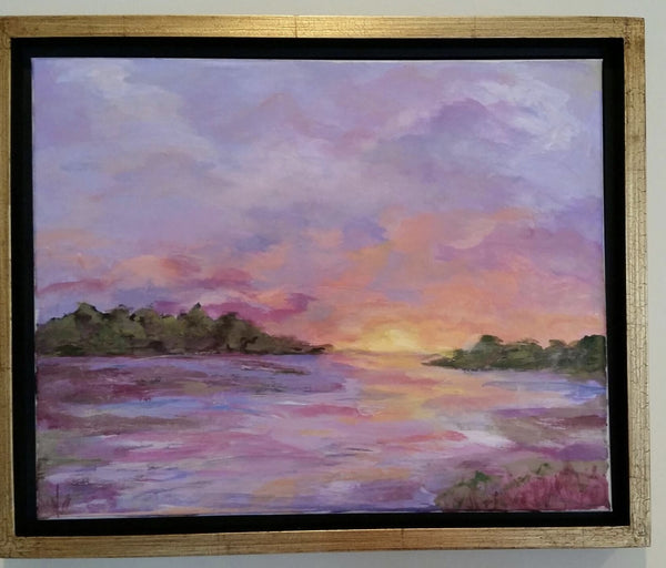 Sunrise painting Jenny Moss - Christenberry Collection