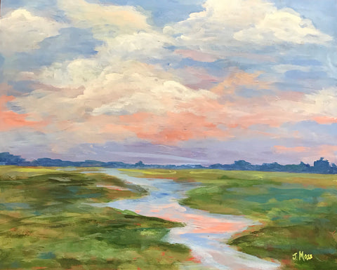 Easy Sunday Morning painting Jenny Moss - Christenberry Collection