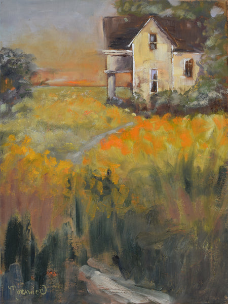 Hayes Meadow painting Kathy Morawiec - Christenberry Collection