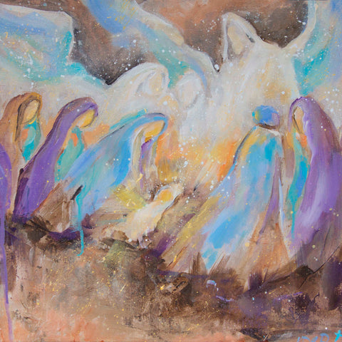 Christmas Commissions by Kym De Los Reyes painting Kym De Los Reyes - Christenberry Collection