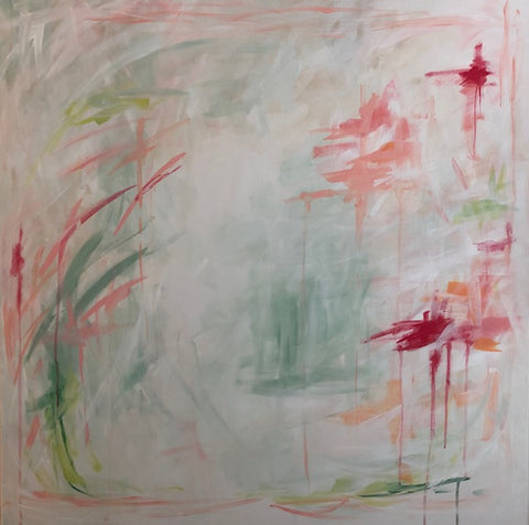 Melonade painting Jane Marie Edwards - Christenberry Collection