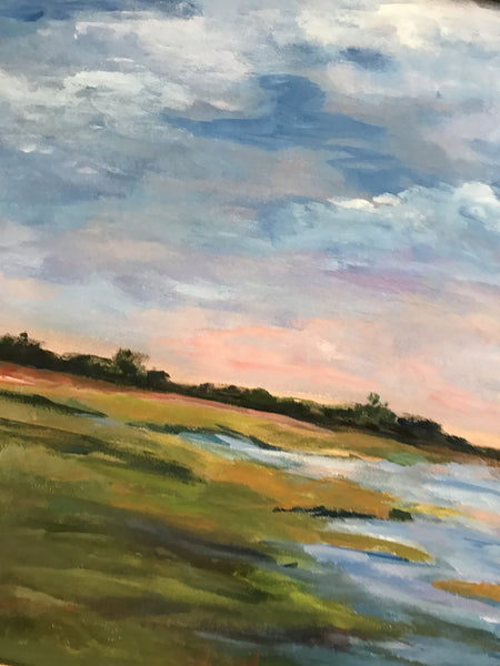 Morning on the Marsh painting Jenny Moss - Christenberry Collection