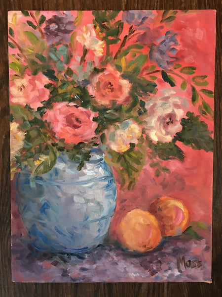 Potted Floral painting Jenny Moss - Christenberry Collection