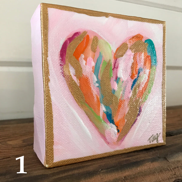 Hearts of Gold 1 painting Tay Morgan - Christenberry Collection
