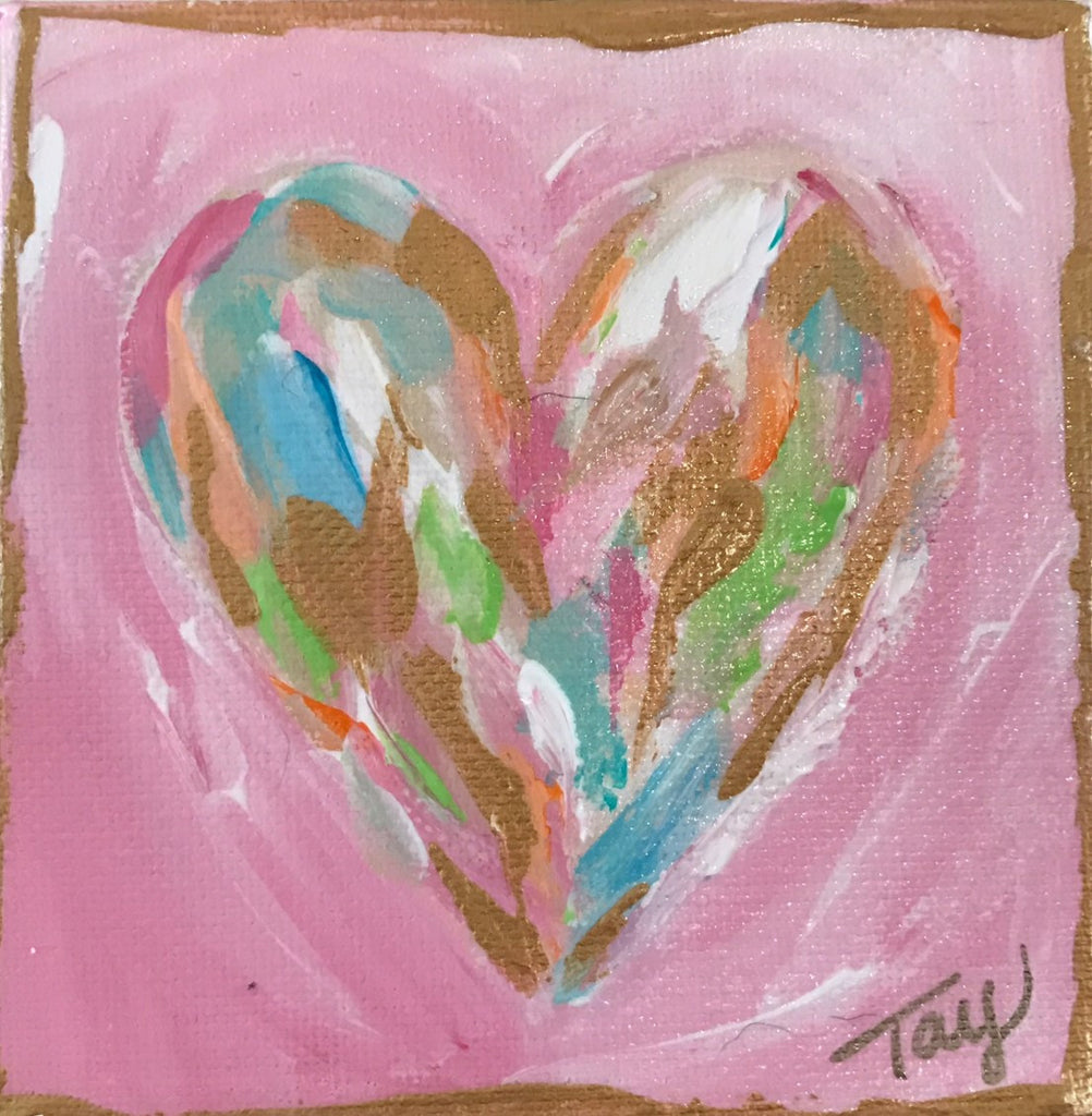 Hearts of Gold 4 painting Tay Morgan - Christenberry Collection