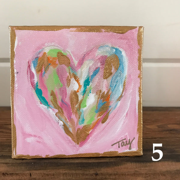 Hearts of Gold 5 painting Tay Morgan - Christenberry Collection