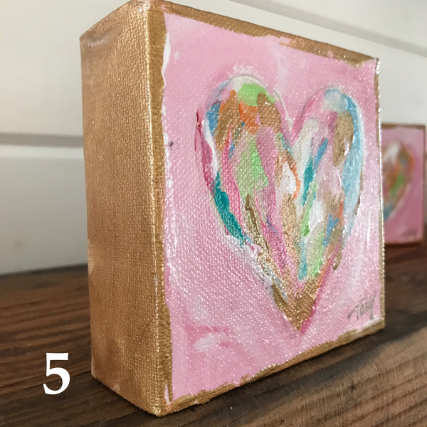 Hearts of Gold 5 painting Tay Morgan - Christenberry Collection