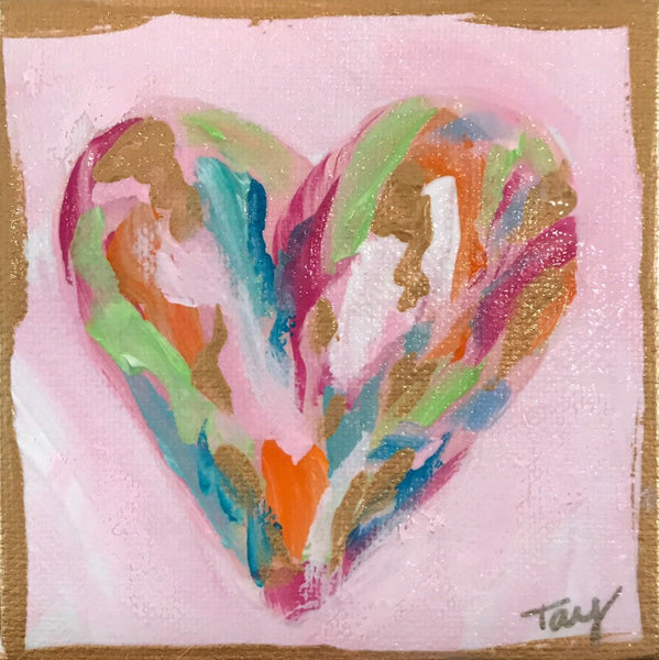 Hearts of Gold 6 painting Tay Morgan - Christenberry Collection