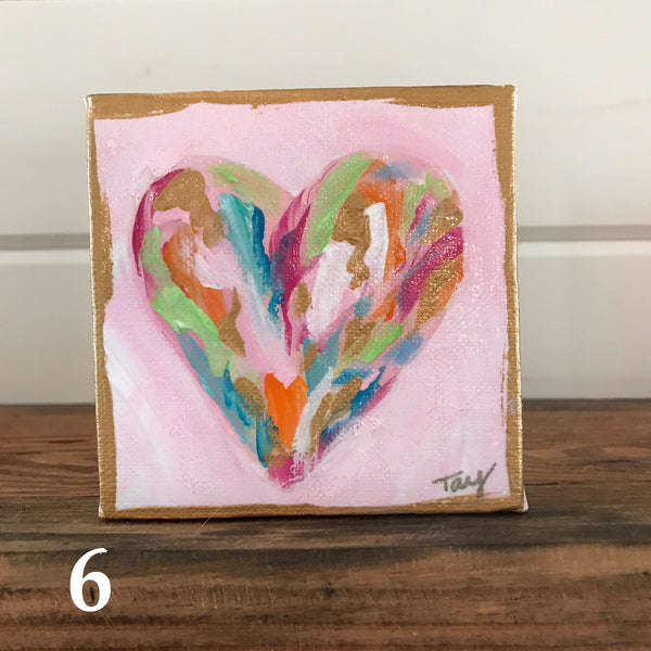 Hearts of Gold 6 painting Tay Morgan - Christenberry Collection
