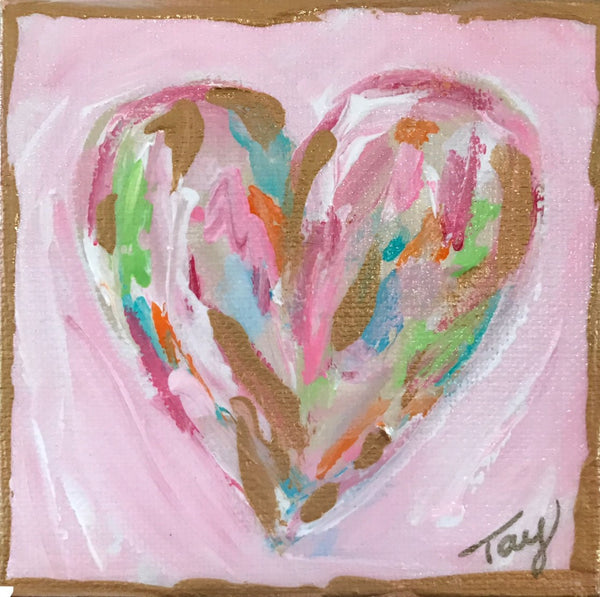 Hearts of Gold 7 painting Tay Morgan - Christenberry Collection