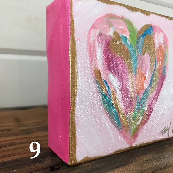 Hearts of Gold 9 painting Tay Morgan - Christenberry Collection