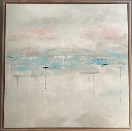 Blue Horizon painting Jane Marie Edwards - Christenberry Collection