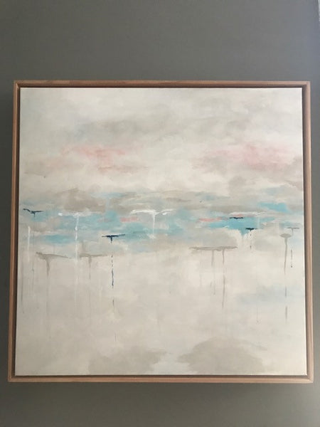 Blue Horizon painting Jane Marie Edwards - Christenberry Collection