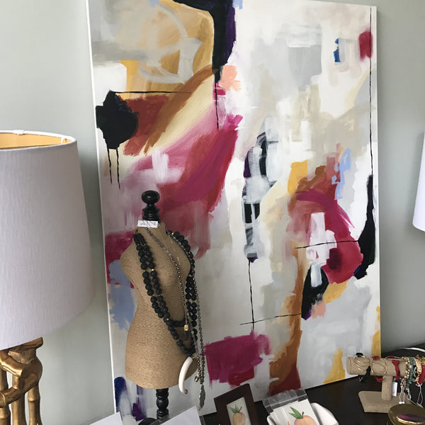 Leaves of October painting Ashley Williams - Christenberry Collection
