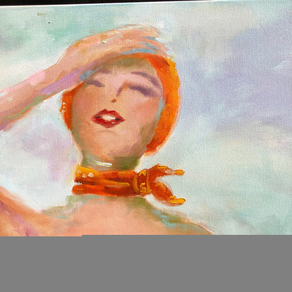 Marcia painting Kristin Cooney - Christenberry Collection