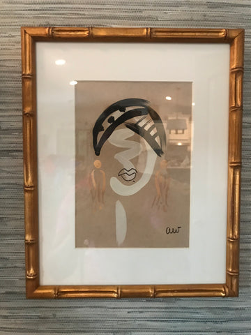 Neutral Ladies III painting Ashley Williams - Christenberry Collection