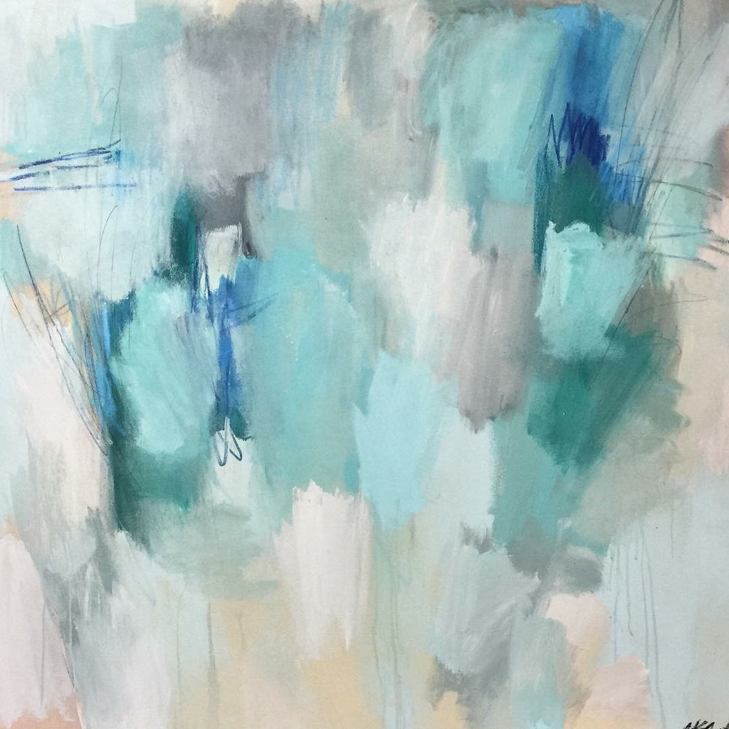 Atmospheric Scape: Sea Foam IV painting Sue Sartor - Christenberry Collection