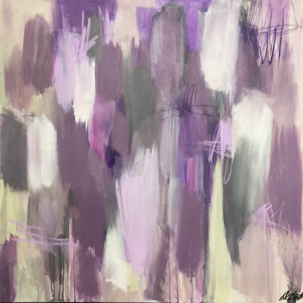 Atmospheric Scape: Lilac I painting Sue Sartor - Christenberry Collection