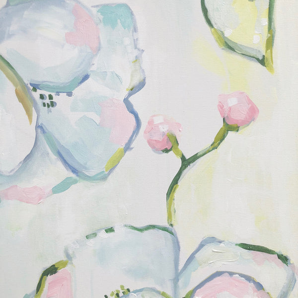Floral Diptych painting Kristin Cooney - Christenberry Collection