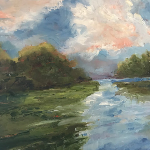 Creation painting Jenny Moss - Christenberry Collection
