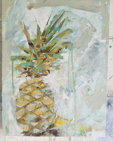 Still Life - Jala-pina painting Kym De Los Reyes - Christenberry Collection