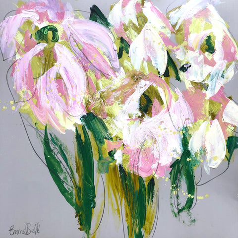 Lilies I painting Emma Bell - Christenberry Collection