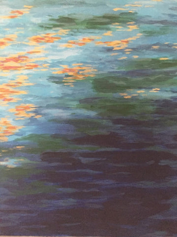 Dancing Lights painting Ashley Williams - Christenberry Collection