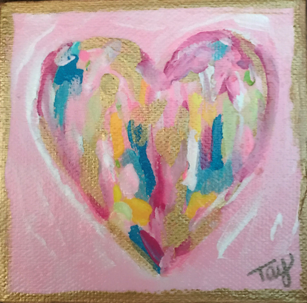 Hearts of Gold 16 painting Tay Morgan - Christenberry Collection