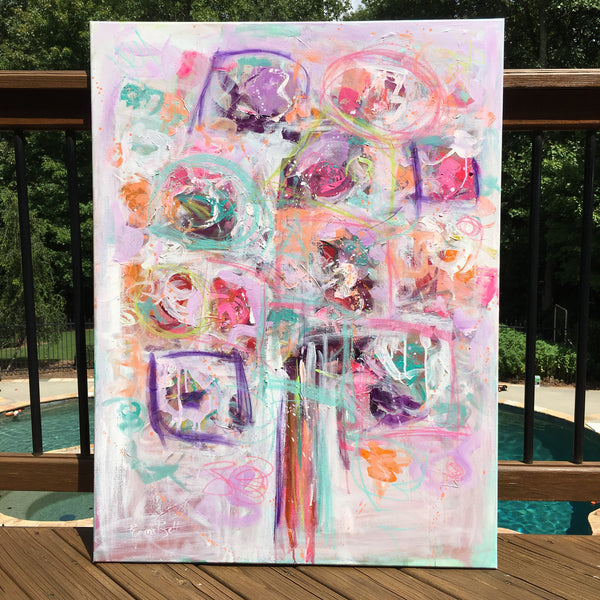 Blossom Tree painting Emma Bell - Christenberry Collection