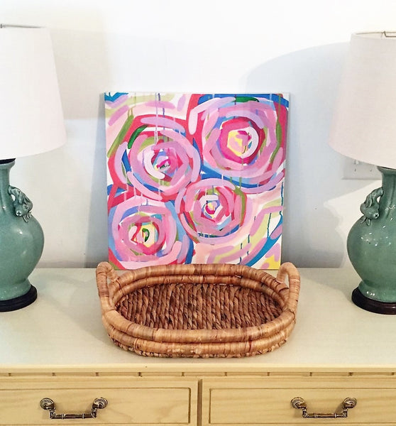 Peonies in Full Bloom painting Ashley Williams - Christenberry Collection