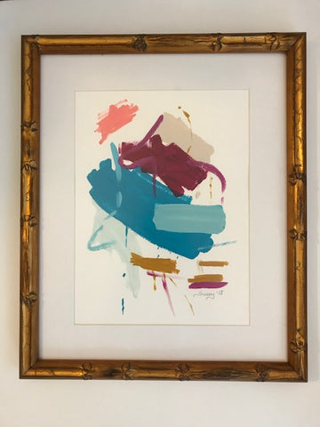 Color Wheel III painting Jane Marie Edwards - Christenberry Collection