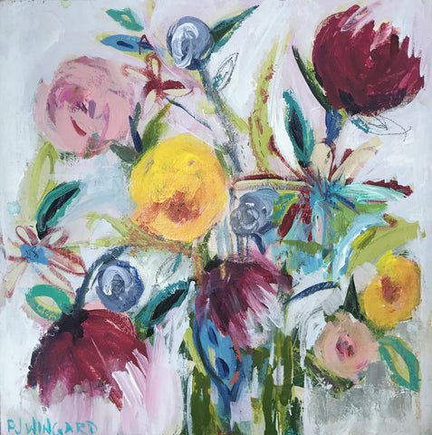 She Dreams with all her Heart painting Pamela Wingard - Christenberry Collection