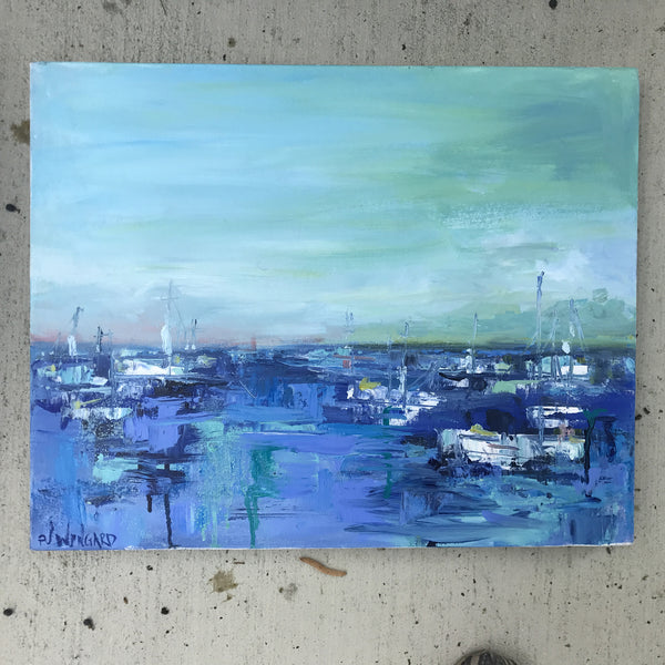 My Happy Place painting Pamela Wingard - Christenberry Collection