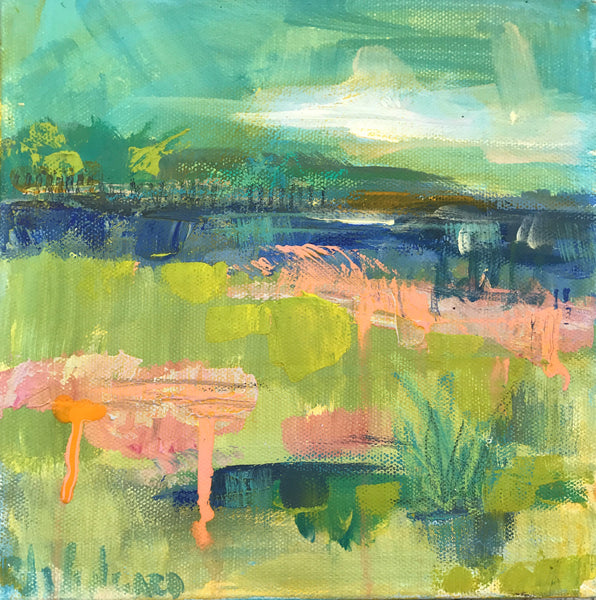 Kiawah Day painting Pamela Wingard - Christenberry Collection