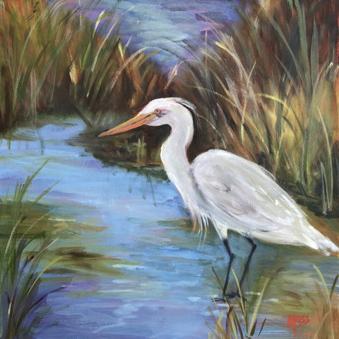 Knee Deep painting Jenny Moss - Christenberry Collection