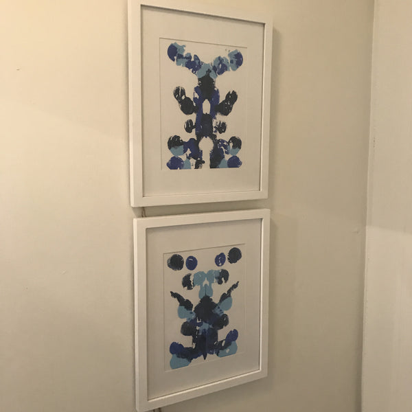 Rorschach Ink Blots painting Ashley Williams - Christenberry Collection