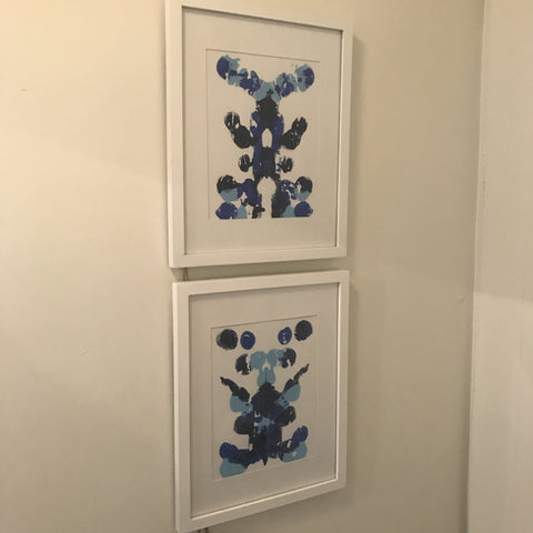 Rorschach Ink Blots painting Ashley Williams - Christenberry Collection