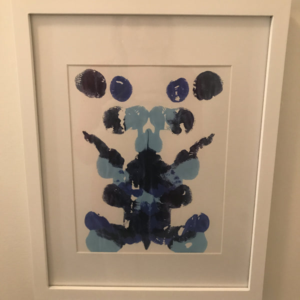 Rorschach Ink Blots painting Ashley Williams - Christenberry Collection