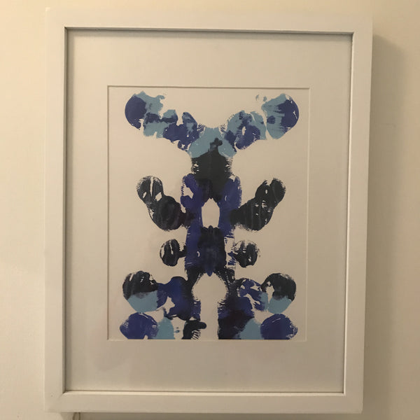 Rorschach Ink Blots painting Ashley Williams - Christenberry Collection
